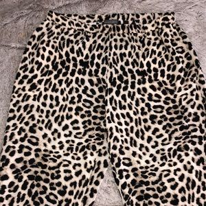 Leopard print pants